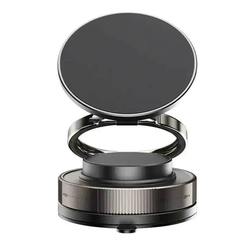 Newest 360 Degree Rotating Magnetic Mobile Phone Holder Vacuum Suction Cup Strong Magnetic Adsorption Car Phone Stand