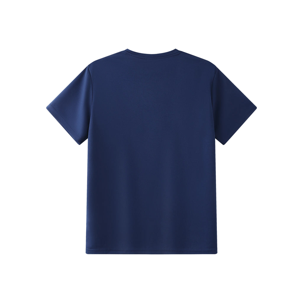 Men's summer casual sports round-neck short-sleeved T-shirt, fashionable and versatile for outdoor sports