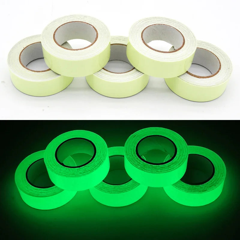 Luminous Tape 3 Meters Self-adhesive Glow Emergency Logo In The Dark Safety Stage Stickers Home Decor Party Supplies Decorative
