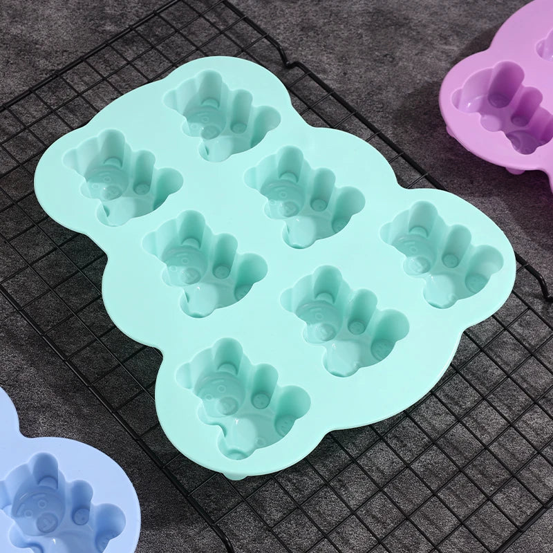Silicone Gummy Bear Molds,Jello Molds for Kids - Make Large Candy and Chocolate Bears;Jelly,Gelatin,Soap,Ice Molds