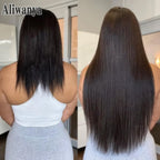 Synthetic Straight Tape In Hair Extensions 10pcs Natural Hair Extension 24inch For Women Invisible Double Sided Free Style