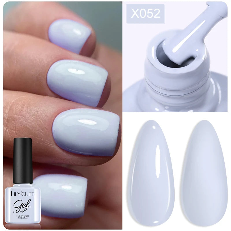 LILYCUTE 7ml Fruit Grape Purple Cat Magnetic Gel Nail Polish Vernis Semi Permanent Soak Off Colorful Gel Polish Nails Supplies