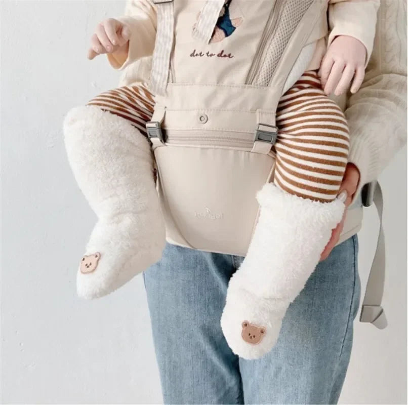 Winter Newborn Baby Long Warm Thicken Socks Baby Foot Warmer Infant Kids Solid Color Floor Socks Children's Sleeping Sock