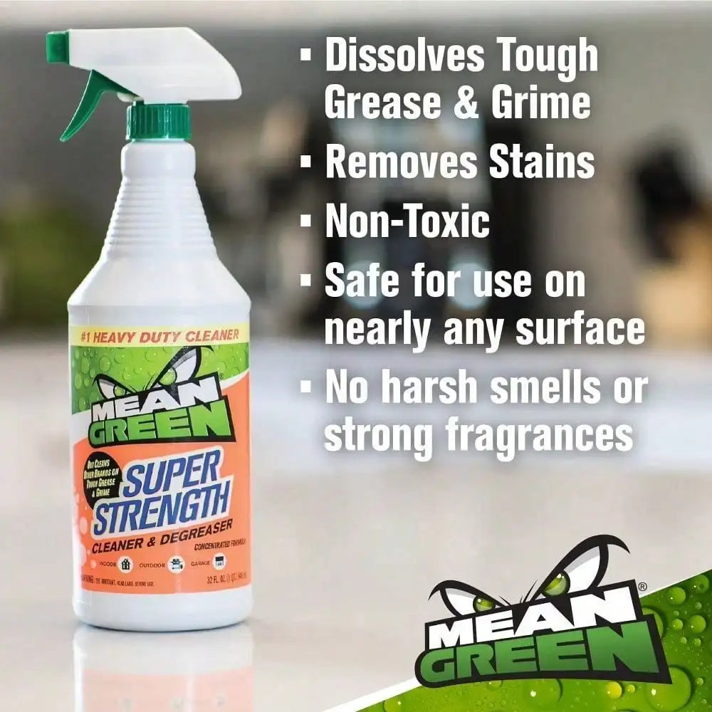 Household Favorite! | Large capacity |Popular Cleaning Product Home cleaning series Bestseller Mean Green Super Strength Cleaner & Degreaser | High Capacity For Home Use