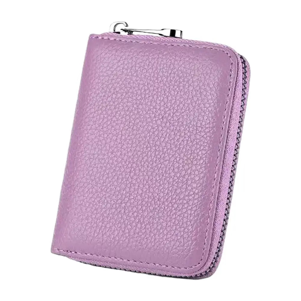 Card Holder PU Credit Card Wallet With Zipper Coin Pocket Slim Credit Card Case Business Bank Credit Card Bag Male Coin Pouch