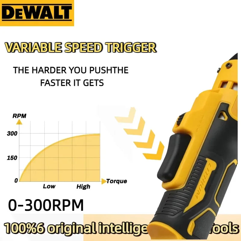 Dewalt Brushless Ratchet Right Angle Wrench DCF512 Cordless Driver Multifunction Variable Speed Power Wrench LED Power Tools