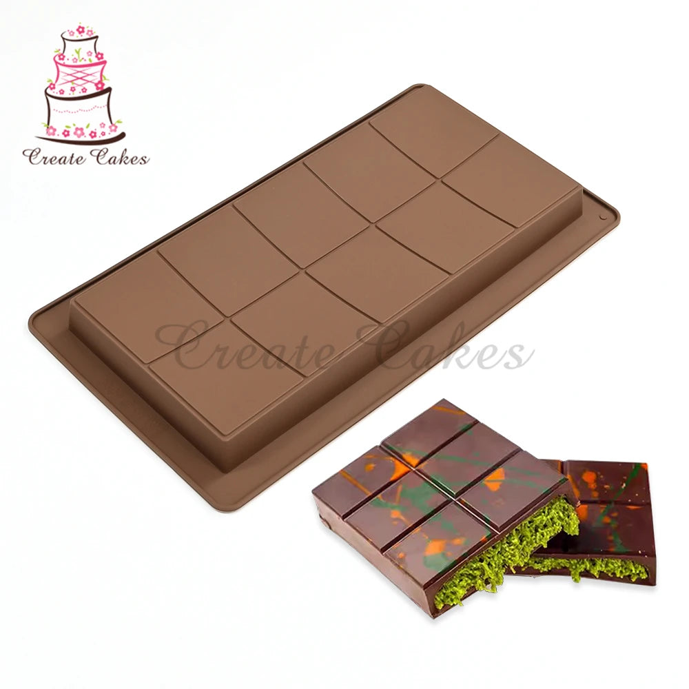 Popular Dubai Silicone Chocolate Mold Baking Tools Non-Stick Silicone Cake Mould Jelly Candy 3D DIY Molds Kitchenware