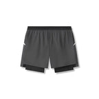 Men's Running Shorts Gym 2 In 1 Sports Shorts Fitness Leisure Workout Breathable Quick Dry Double Layer Training Shorts Men