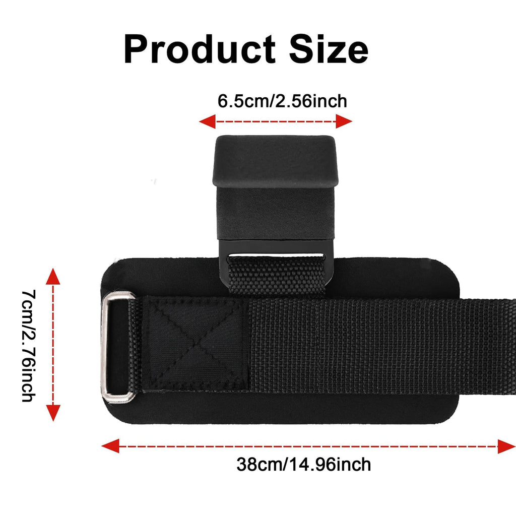 Fitness Weight Lifting Hooks for Men & Women (Pair), Weight Grips for Powerlifting, Gym Lifting Straps with Pull Up Hooks