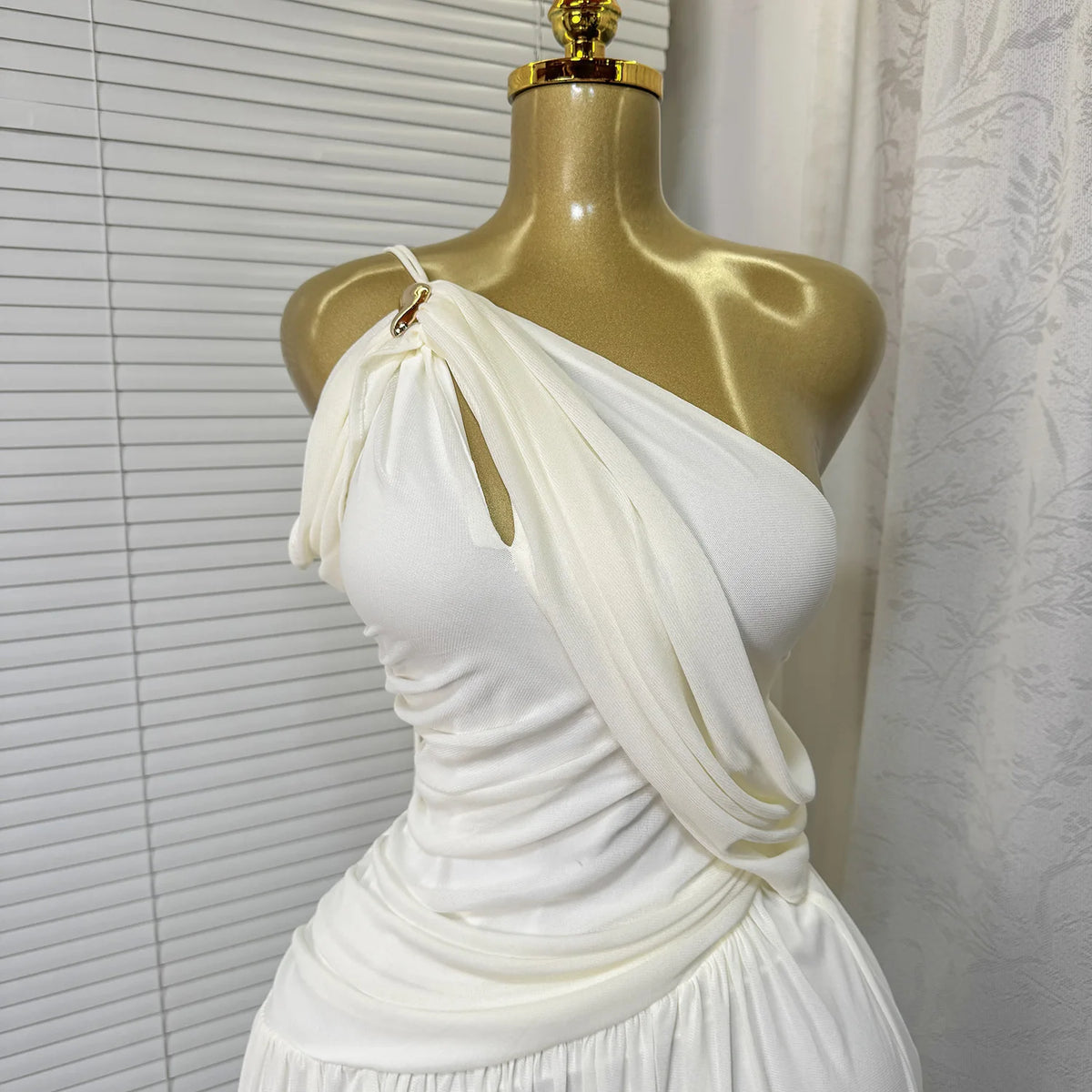 Women Backless Dresses A Line Solid Pleated  Dress Ankle Lenth Sleeveless Waist Cinch Slim Fit Party Sexy Elegant 2026 Summer