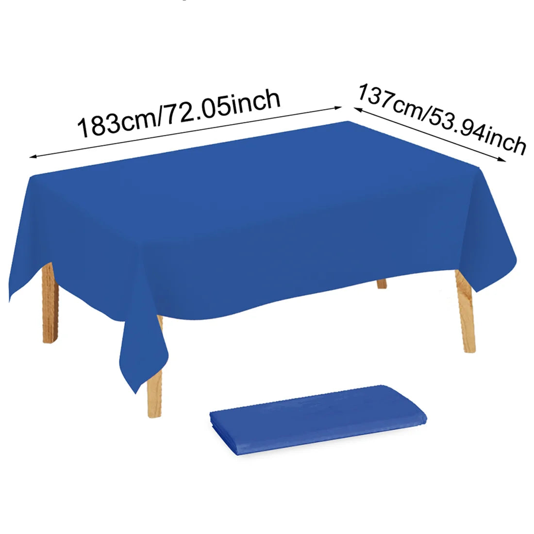 1/5pc Solid Color Plastic Tablecover 137×183 cm Rectangle Tablecloth for Birthday Party Wedding Picnic Table Decorations