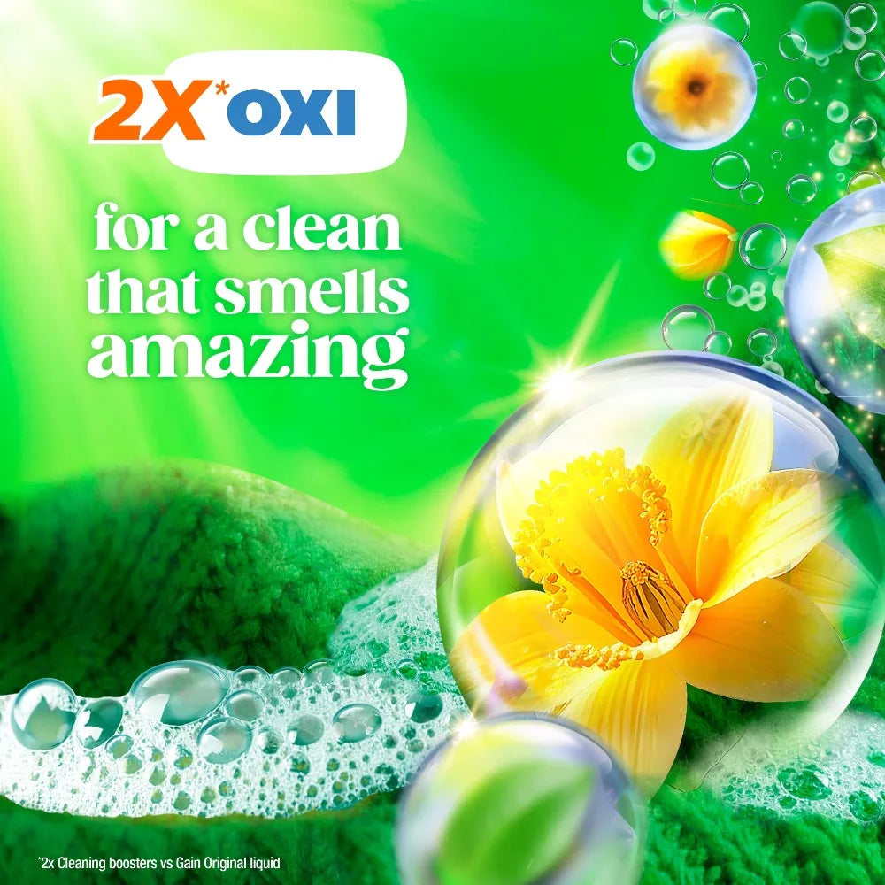 Bulk Stock Up for Large Families | 4-in-1 Oxi Boost Febreze Original Scent Laundry Pods, Clean & Fresh Washing Machine Detergent Pacs