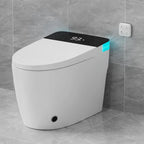 Smart Toilet with Elongated Heated Seat, Auto Flush, Manual Soft-Close Seat & Lid, Night Light, Electric Tankless,Customized