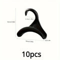 10pcs Widen Multipurpose Hangers Connection Hook Space Saving Hat Silk Scarf Shawls Handbag Hanging Rack Wardrobe Organizer