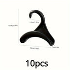 10pcs Widen Multipurpose Hangers Connection Hook Space Saving Hat Silk Scarf Shawls Handbag Hanging Rack Wardrobe Organizer