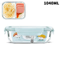 1/2/3 Grids Thickened Leak Proof Microwave Safe Food Crisper High Borosilicate Glass Bento Box With Lids Airtight Lunch Boxes