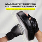 Curved Boxing Hand Target PU Leather Punch Target Bag Breathable Kick Boxing Gloves Adult Kids MMA Boxing Martial Training Mitts