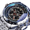High-End Men's Watches Are a Stylish and Functionally Practical Mechanical Timepiece Made of Stainless Steel, Featuring a Hollow Design and a Large Dial. Its Attractive Appearance Makes It Suitable for Everyday Gifts, and It