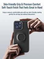 Shockproof Case for iPhone 17/16/15/14/13/12/11Pro Max Quad-Style Motorbike / Bicycle Phone Holder/Car Mount with Lock-in Design