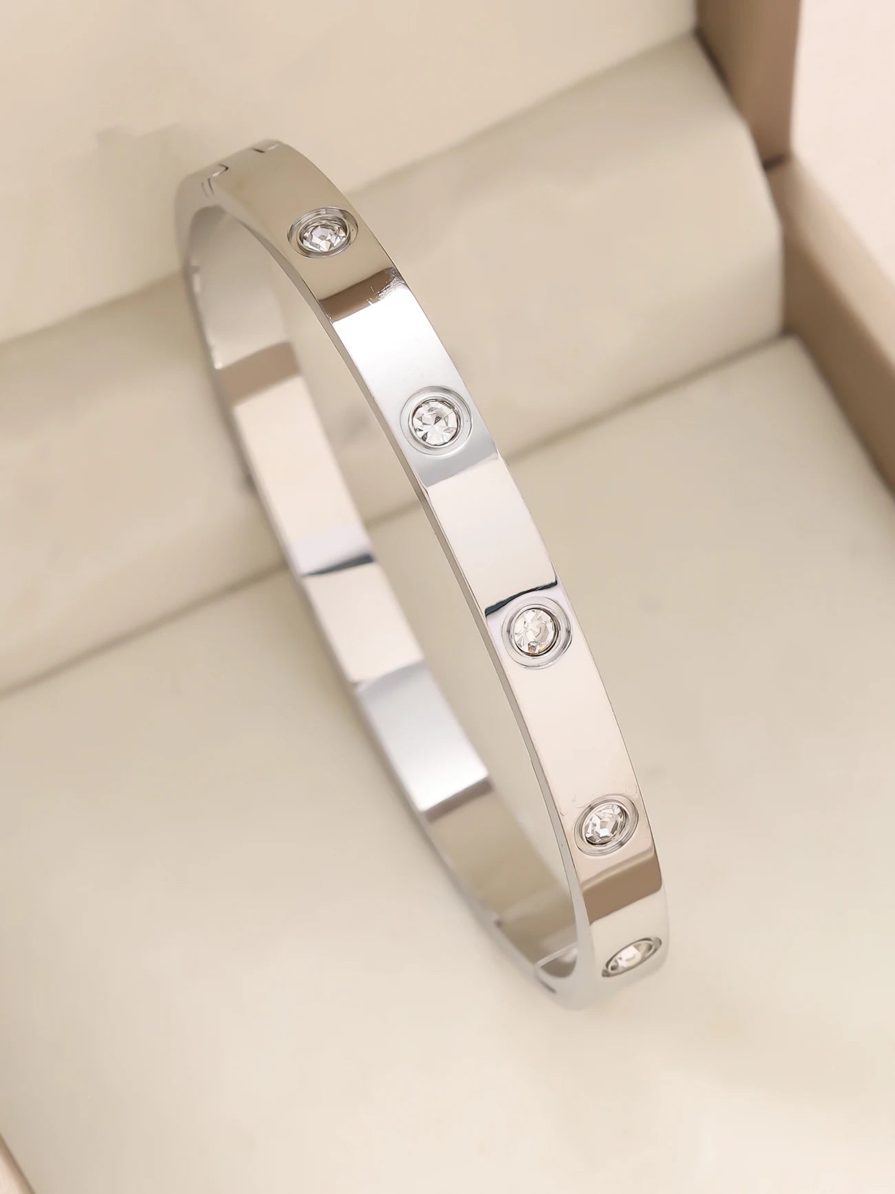 1pieces/set women's wedding jewelry party holiday Valentine's Day gift stainless steel bracelet plated with 18K gold bracelet