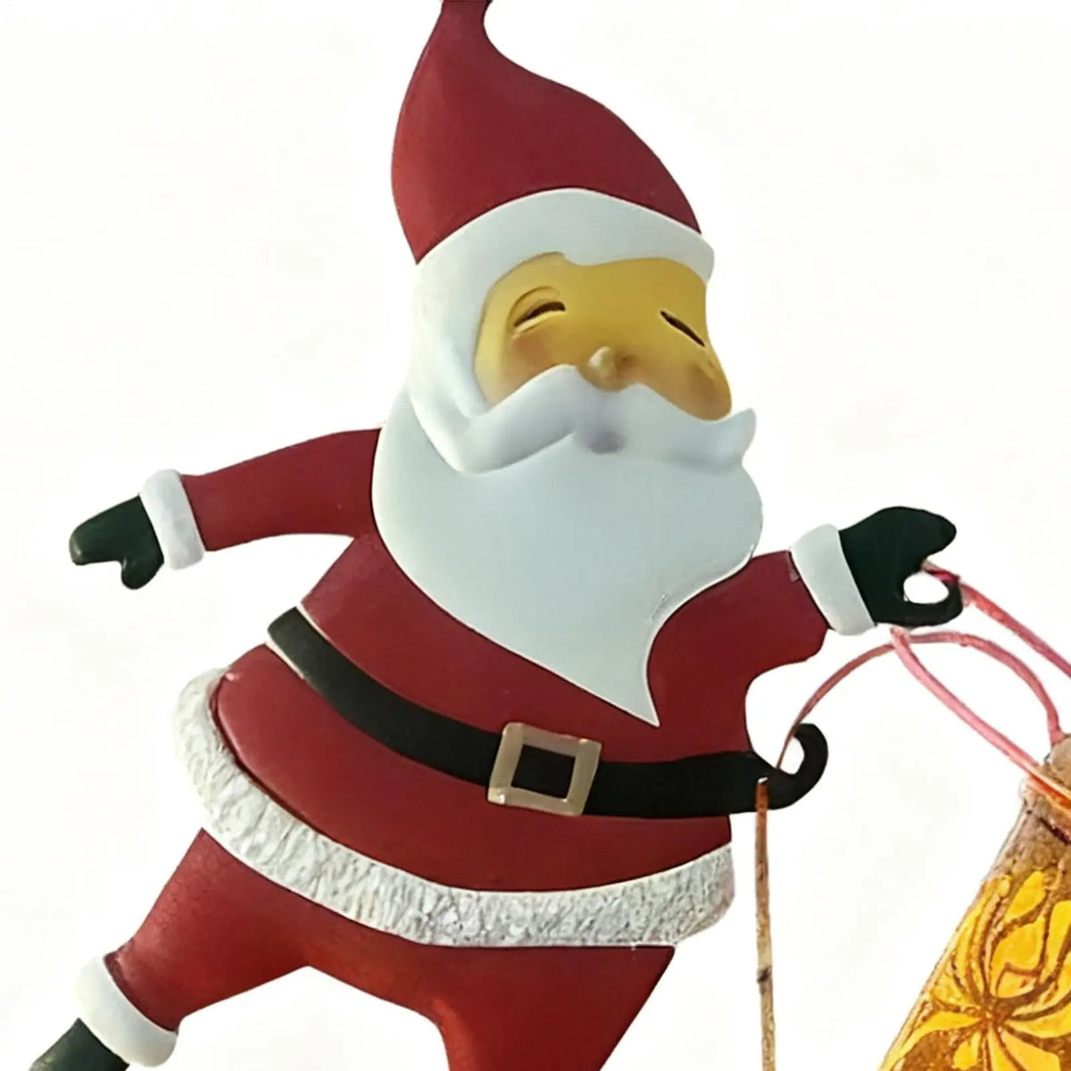 Solar Garden Lights Waterproof Santa Claus Watering Can Design Waterproof Watering Can Lights for Garden for Walkway Courtyards
