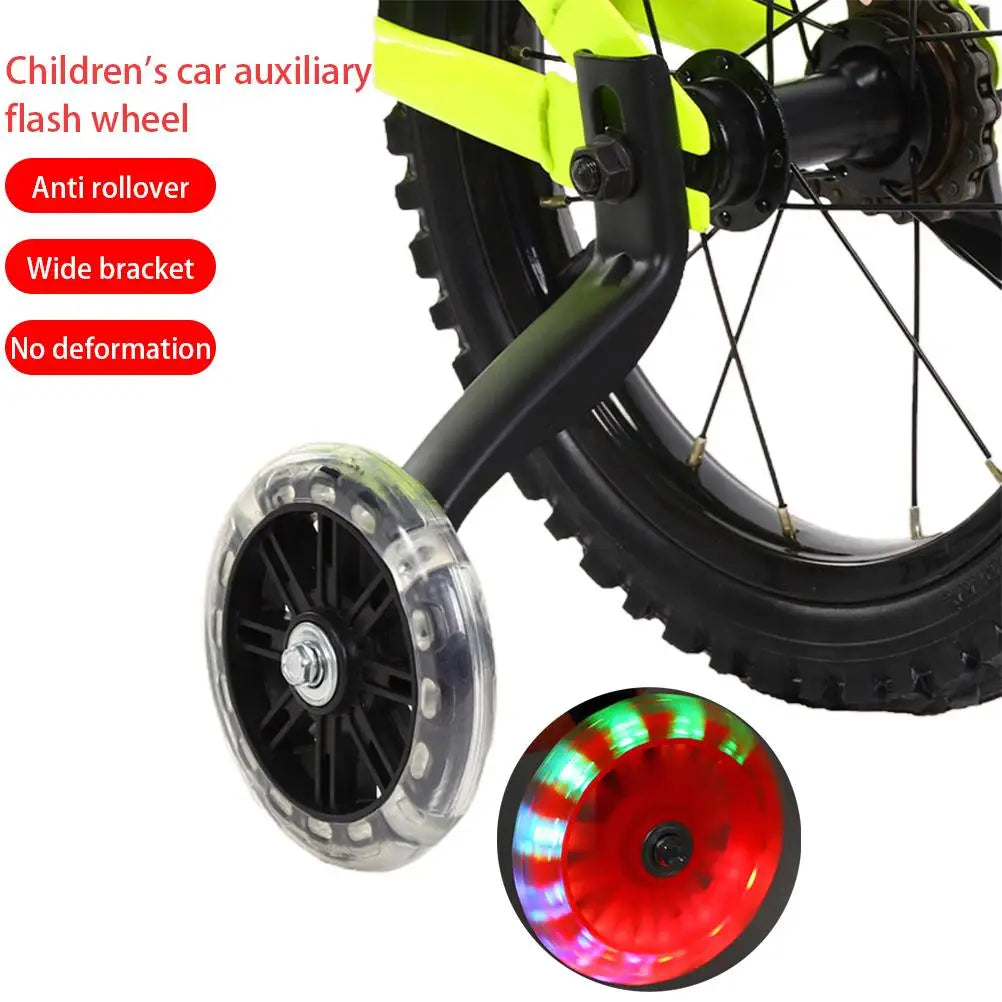 Kids Bike Auxiliary Wheel Children  Mute Training Wheels for 12-20 inch Universal Stabilizer Bike Side Balance Wheel