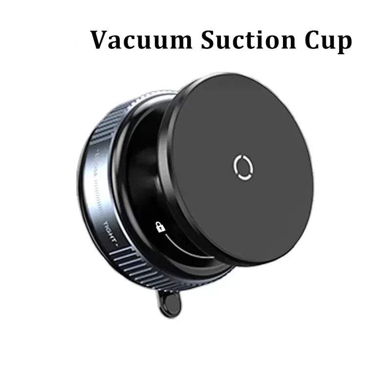 Strong Magnetic Vacuum Car Phone Holder With Foldable 360 ° Adjustable Rotating Suction Cup Suitable For Multiple Types Phone