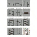 Bathroom Storage Rack Over The Toilet Shelf Multilayer Space Saver Organizer Multi-Functional Wall Hanging Toilet Storage Rack