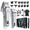 Sejoy Rechargeable Hair Clipper Combo Professional Electric Hair Trimmer Set Cordless Haircut Machine Kits for Barber