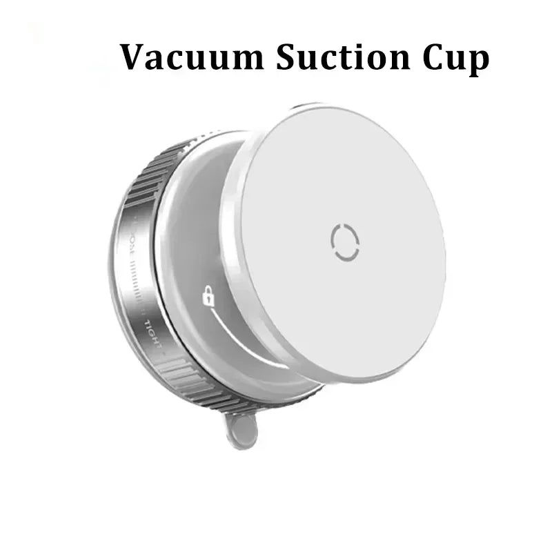 Strong Magnetic Vacuum Car Phone Holder With Foldable 360 ° Adjustable Rotating Suction Cup Suitable For Multiple Types Phone