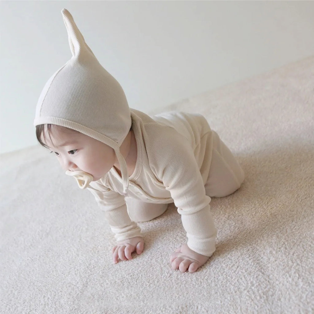 2025 Autumn New Infant Girl Long Sleeve Romper Solid Baby Cotton Ribbed Jumpsuit For Newborn Boy Toddler Clothes 0-24M