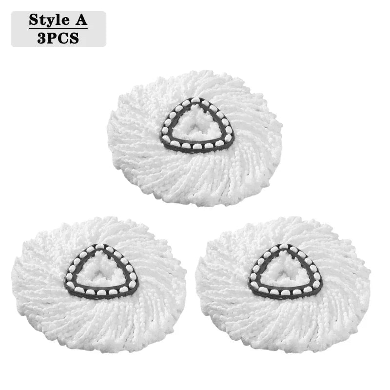For O-cedar and Vileda EasyWring 1 Tank System Washable Mop Pad Triangle Rotating Mop Head Base Scrub Mop Brush Head Accessories