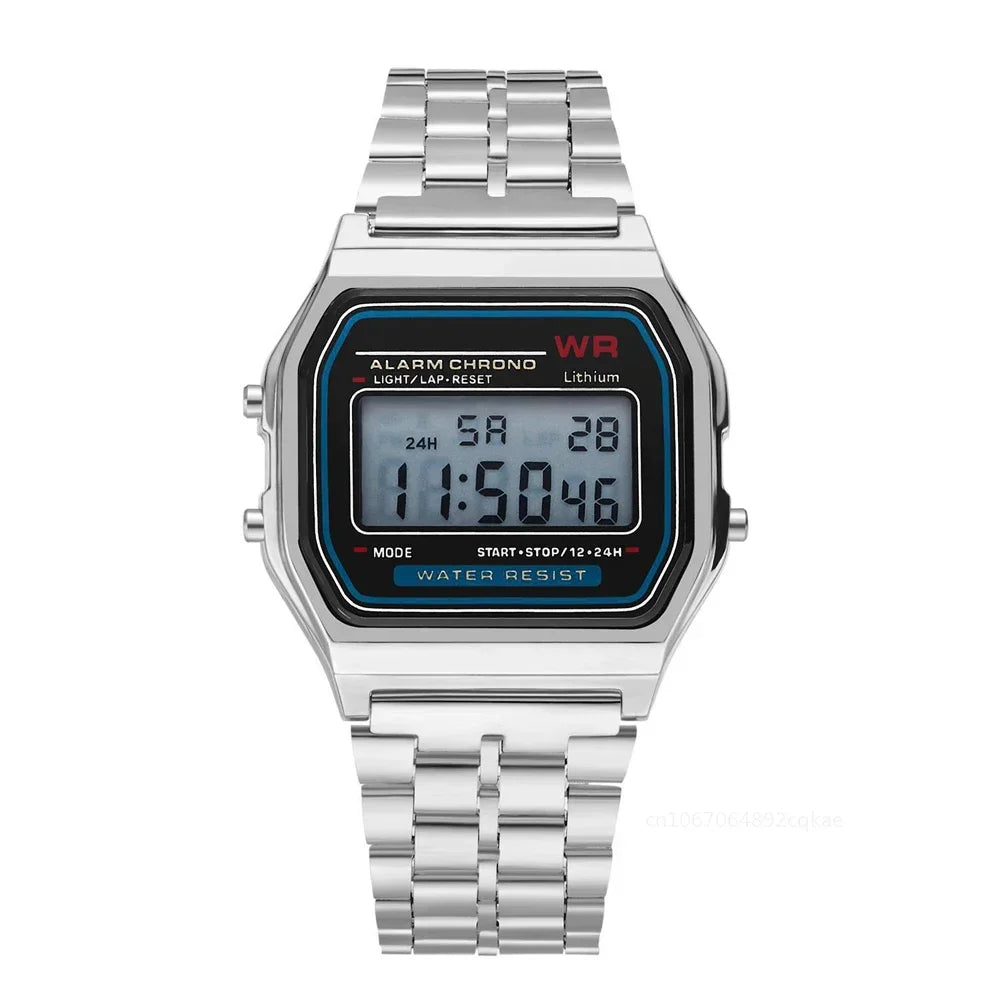 Women Men Watch Vintage LED Digital Sports Watches for Women Electronic Digital Wristwatches Gift Reloj Mujer Relogio Feminino