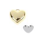 1Pcs Heart Shape Blush Empty Compact with Mirror, Keychain DIY Refillable Powder Case for Makeup