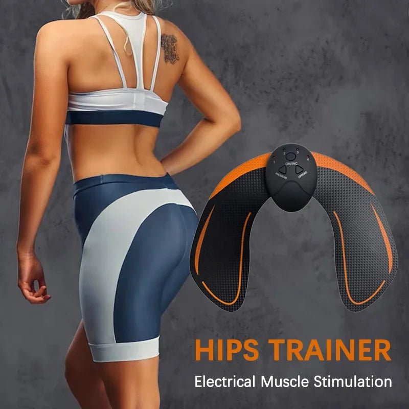 New EMS Muscle Stimulator Abdominal Arm Leg Neck Trainer Muscle Toner Body Training Slimming Massager Fitness Use With Battery