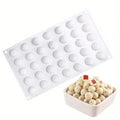 Mini Round Ball Shape Silicone Molds, Cake Decorating Tools, Chocolate Mold,  Ice Cube Mold, Making Jelly Mousse Dessert Mold