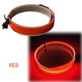 1*100cm EL LED Strip Light for DIY Flexible Neon Lights Glow Rope Party Decoration Tape Lamp USB 12V Battery Backlight Panel