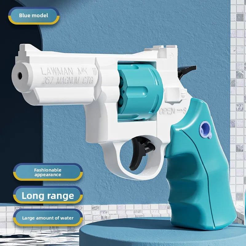 Electric Water Gun Rechargeable Automatic & Manual Spray Gun Capacity Range Up to 32 FT Range for Adults & Kids