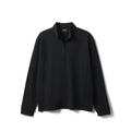 SIMWOOD 2026 Spring New Regular Fit 230gsm Breathable Sorona Fabric Long Sleeve T-shirts Men Half-zip Basic Tops