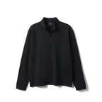 SIMWOOD 2026 Spring New Regular Fit 230gsm Breathable Sorona Fabric Long Sleeve T-shirts Men Half-zip Basic Tops