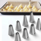 8/14/50pcs Purple Silicone Pastry Bags Tips Kitchen DIY Cake Icing Piping Stainless Nozzle Reusable Cream Decorating Mouth Tools