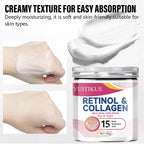 Collagen neck cream that reduces neck wrinkles, lifts and firms the skin, and moisturizes to beautify the neck.