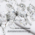 French Crystal Dining ChandelierFo Home Use Restaurant Lamp Luxurious And Modern Café Bar Counter Dining Table And Ceiling Light