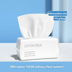 Thickened Disposable Facial Towels - Gentle and Absorbent Cotton Makeup Remover Wipes