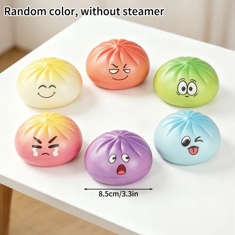 Cheese Dumpling Squishy Fidget Toy Ornament Butter Squishy Dumpling Anti-stress Squishy Dumplings Mysteries Squishy Gifts