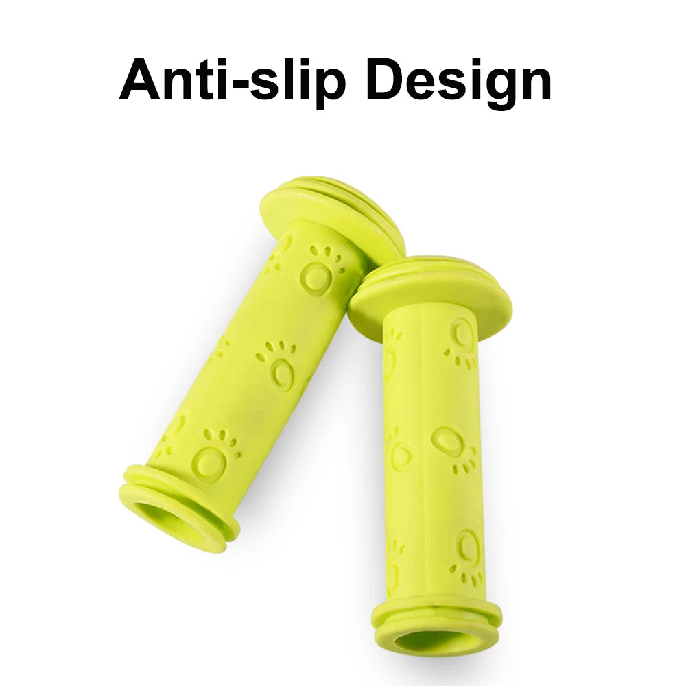 1 Pair Rubber Bicycle Handlebar Grips 22MM Anti-slip Child Kids Bike Cycling Handle Bars Children Tricycle Scooter Accessories