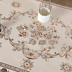 90x150cm Printed High-end Tablecloth Waterproof Oil Resistant Odorless PVC Tablecloths High Quality Without Fading Antependium