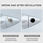 4pcs Car Door Keyhole Stickers Auto Door Lock Protection Self-adhesive Decal Universal Car Accessories for BMW X3 X5 E46 E85 E60