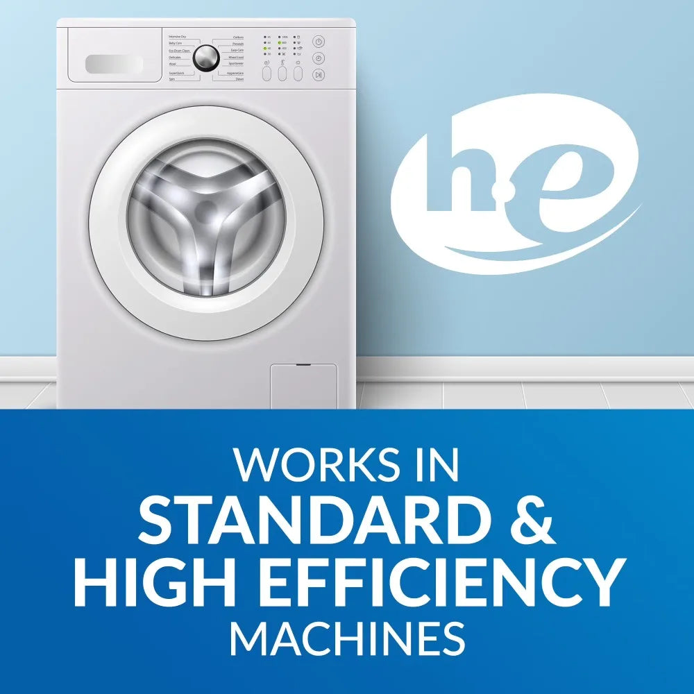 Plus Liquid Laundry Detergent 203.1 fl oz Concentrated Formula 131 Loads for Washing Machine