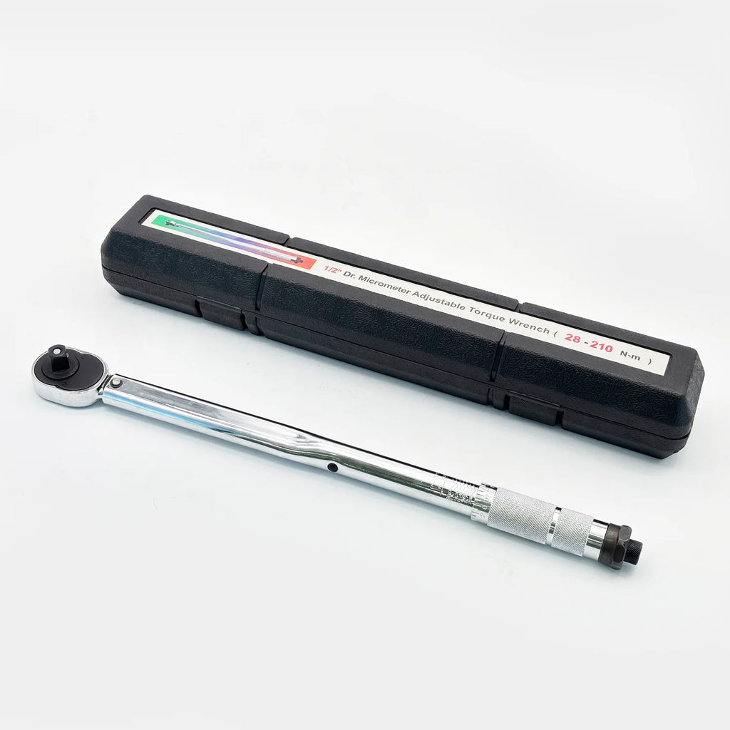 Waxtron Torque Wrench Set 1/2'' 28-210N.m Preset Torque Wrench 6PCS High Precise Hand Tools For Car Motorbike Repair